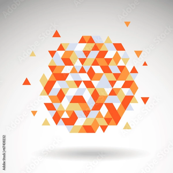 Fototapeta Abstract triangles background