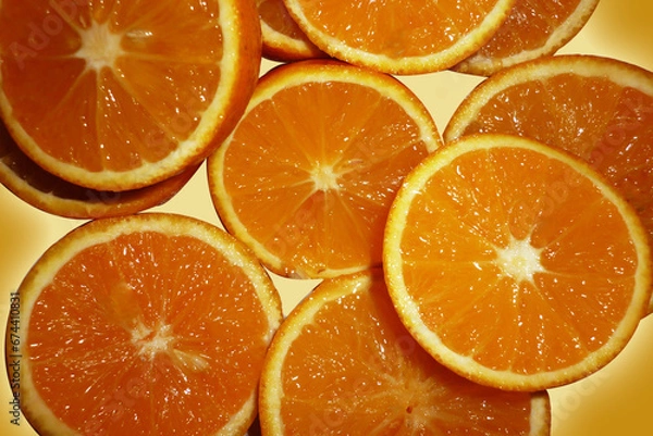 Obraz orange slices background
