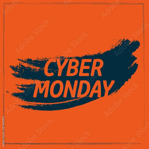 Obraz Abstract, futuristic, vintage gradient background, blue and cyan colors. Black Friday sale, cyber Monday.
