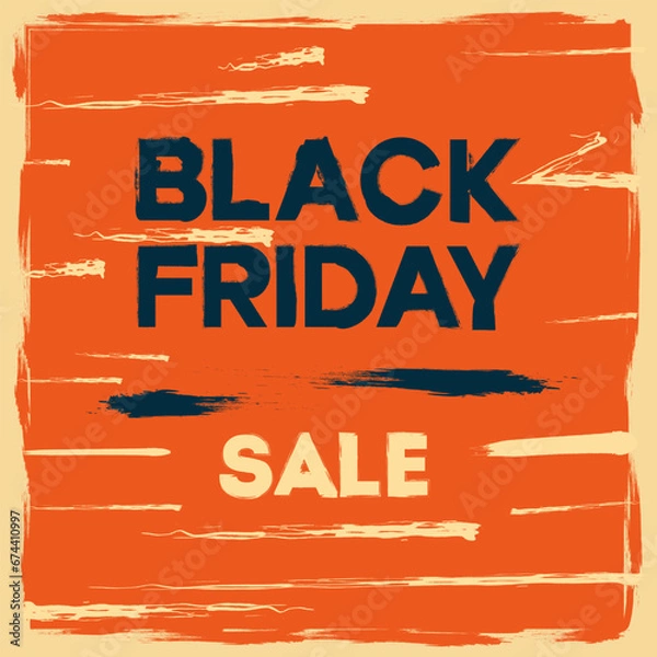 Obraz Abstract, futuristic, vintage gradient background, blue and cyan colors. Black Friday sale, cyber Monday.
