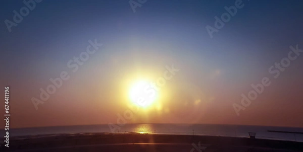 Obraz sunset over the sea