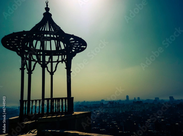 Obraz sunset in the park