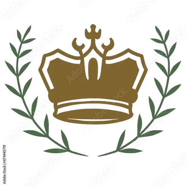 Obraz 王冠と月桂樹41j Generative AI
