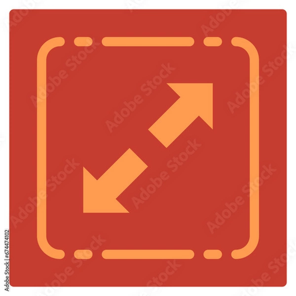 Fototapeta EXPAND,direction,option,arrows