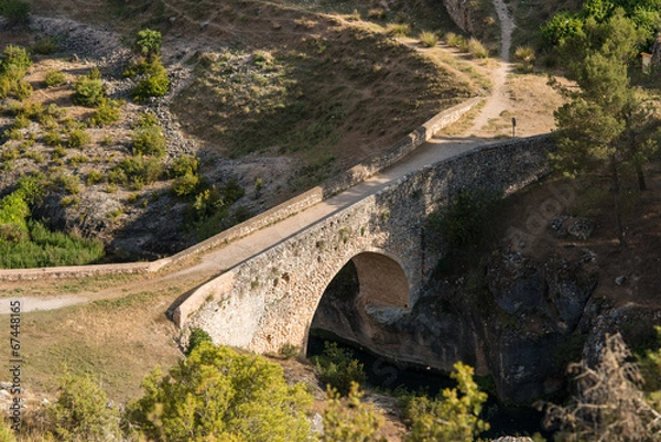 Fototapeta Puente De Tebar. Alarcón. Cuenca. España