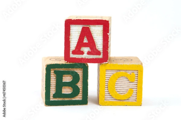 Obraz ABC Wooden Blocks