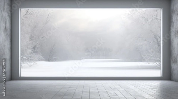 Obraz backdrop room gray outdoor background illustration wallpaper design, surface architecture, modern floor backdrop room gray outdoor background
