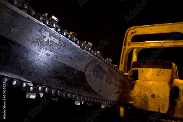 Obraz Big Chainsaw Blade