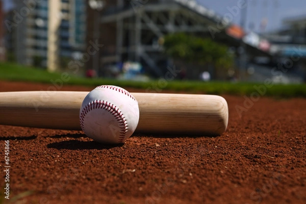 Obraz Baseball i Bat