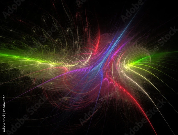 Fototapeta Imaginatory fractal abstract background Image