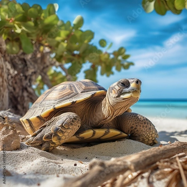Fototapeta Graceful Tortoises: Captivating Images of the Ancient Reptiles