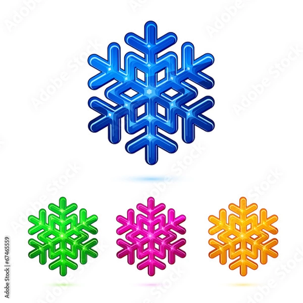 Fototapeta Snowflakes