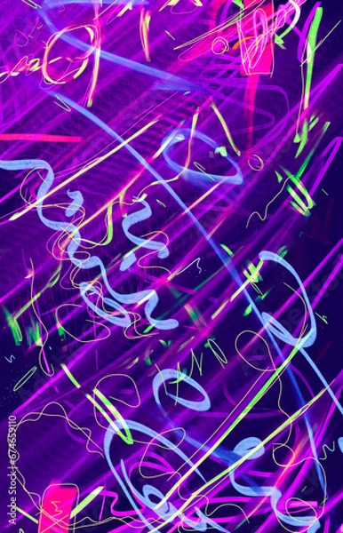 Obraz abstract background with notes