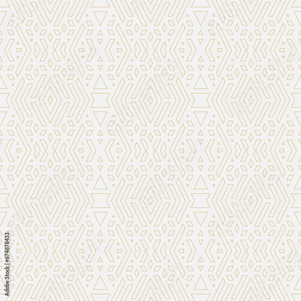 Obraz Abstract geometric seamless pattern.