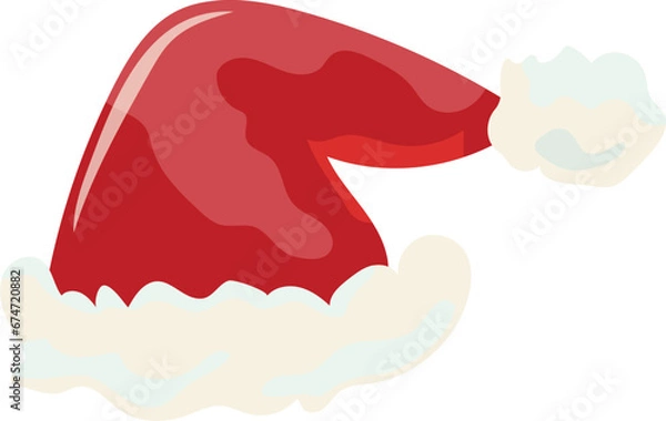 Obraz Santa hat illustration
