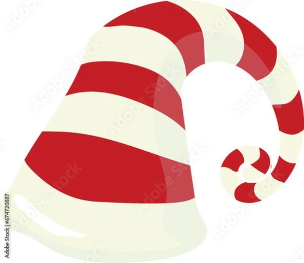 Obraz Santa hat illustration