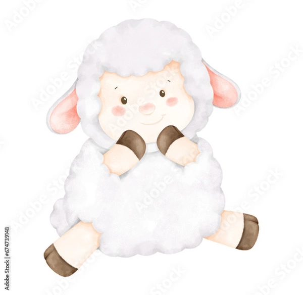 Obraz cute lamb