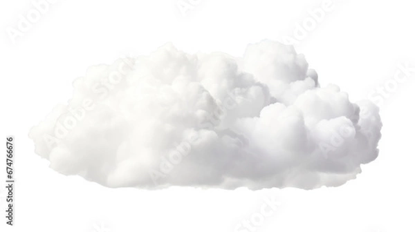 Fototapeta A cloud on the transparent background