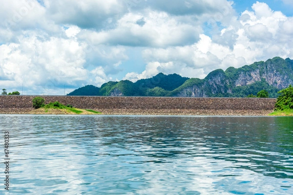 Obraz Barrage in the mountain