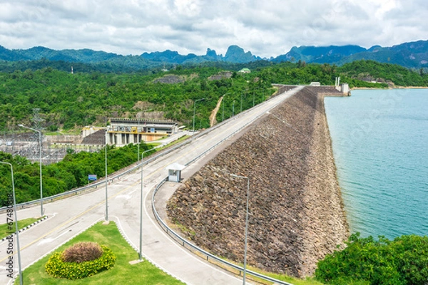 Obraz Roadside barrage