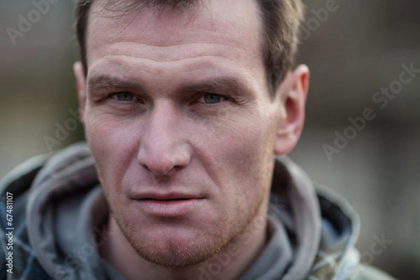 Obraz Pensive man portrait