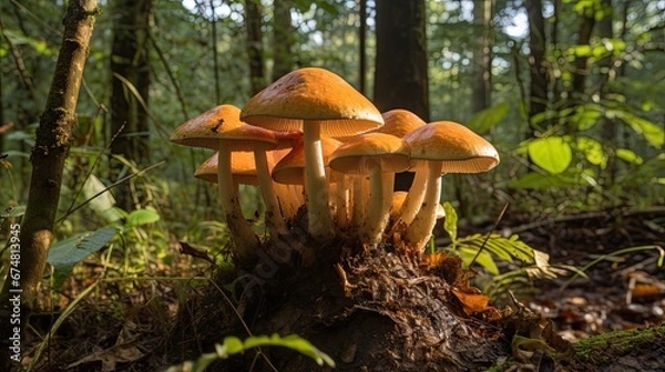 Obraz Mushrooms in Poubara Gabon