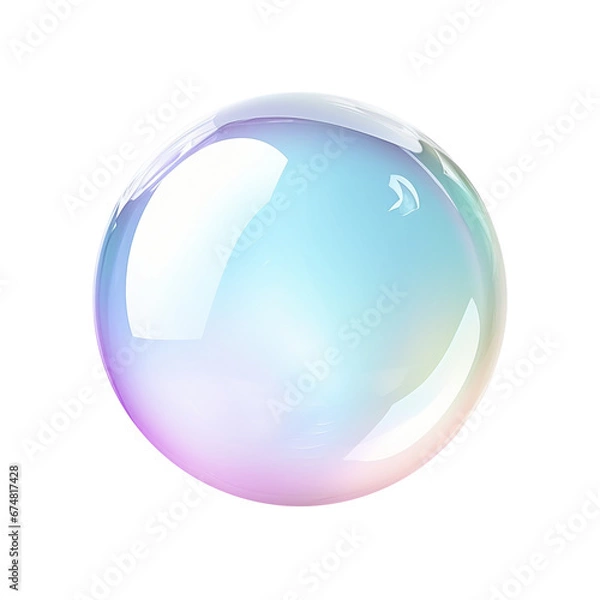 Fototapeta Abstract Spherical Bubble Structure
