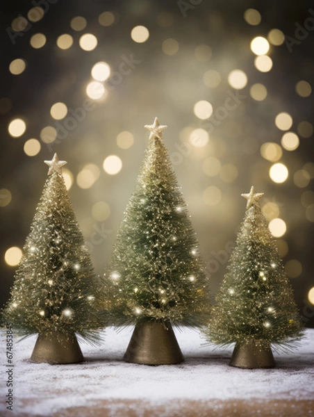 Obraz Christmas card background