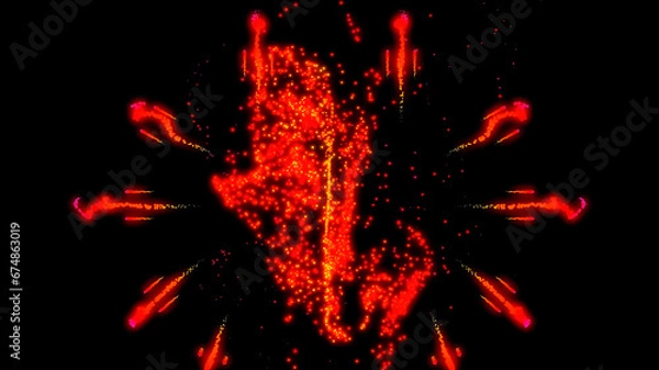 Obraz solar particle enchantment sigil