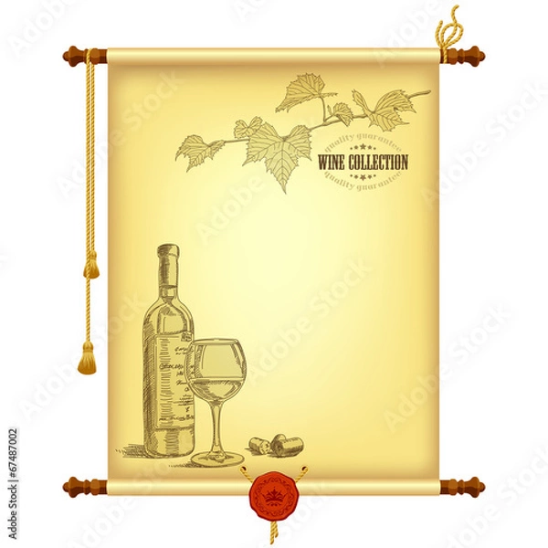 Obraz wine background
