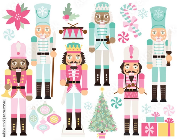 Fototapeta Christmas Nutcracker, nutcracker ballet