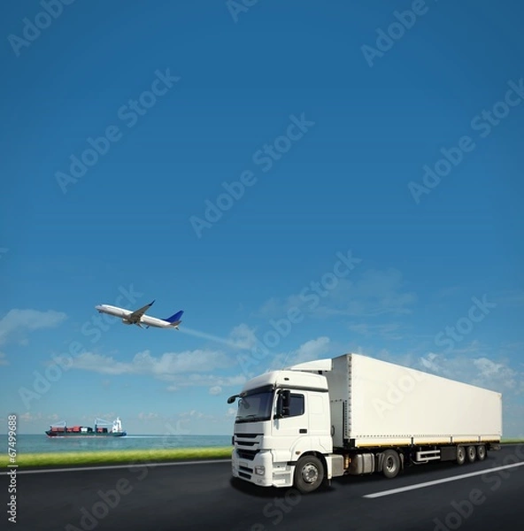 Fototapeta Pojazdy logistyki 2