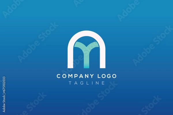 Obraz AY Letter Initial Logo Design Template Vector Illustration
