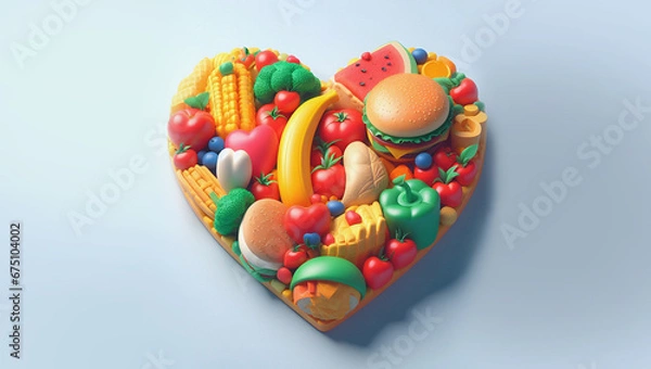 Obraz food heart