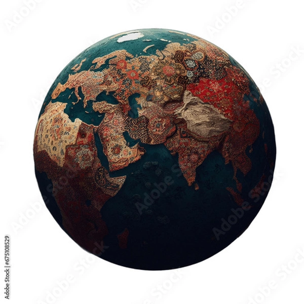 Obraz The ground is covered with Persian carpets