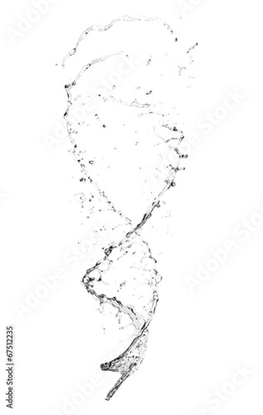 Obraz Water Twirl and Splash