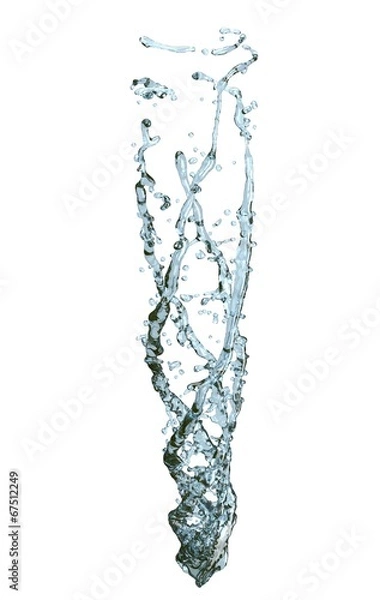 Obraz Water Twirl and Splash