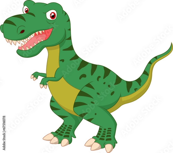 Fototapeta Tyrannosaurus cartoon