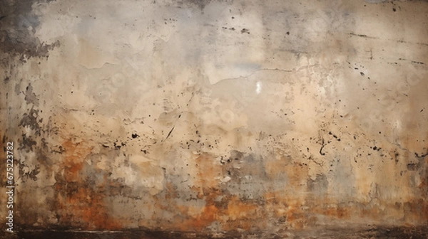 Fototapeta Weathered Elegance Grunge Texture with Distressed Beauty - Created using Generative AI