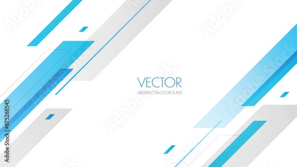 Obraz 斜めのラインが入った幾何学的な背景　ベクター素材