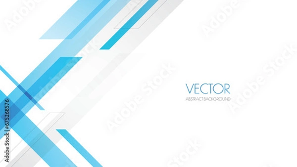 Obraz 斜めのラインが入った幾何学的な背景　ベクター素材