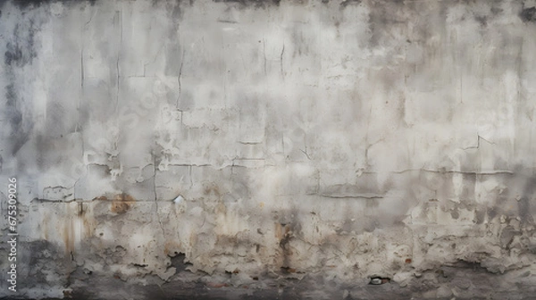 Fototapeta Concrete wall texture background. generative AI.