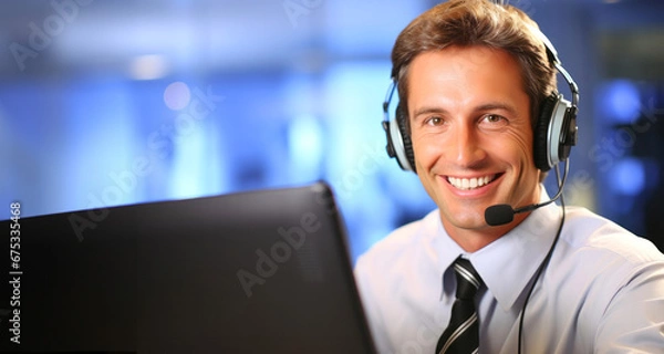 Obraz Profesional de Atención al Cliente