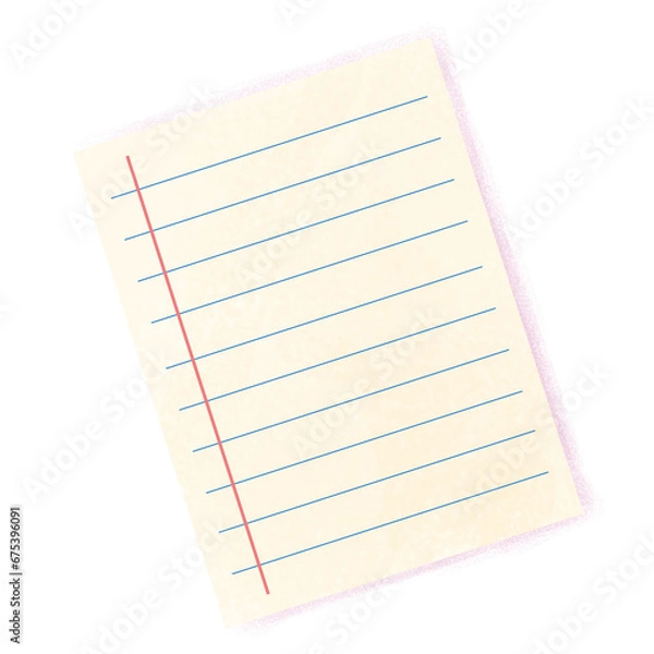Obraz Vector notepad illustration