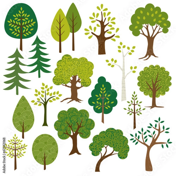 Obraz Drzewa clipart