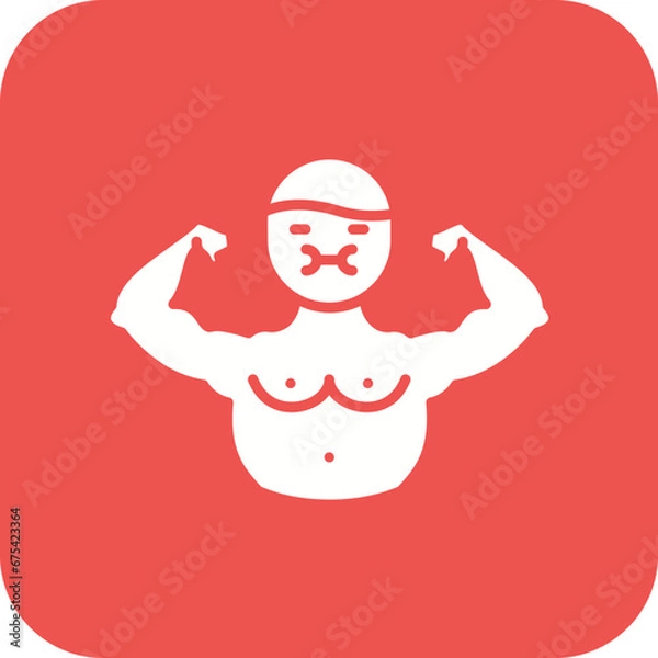 Fototapeta Unhealthy Fat Line Icon