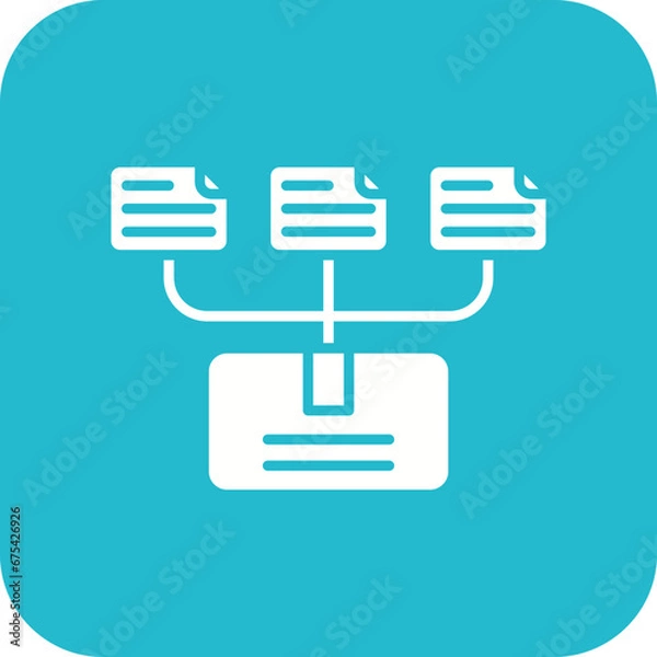 Fototapeta Repository Line Icon