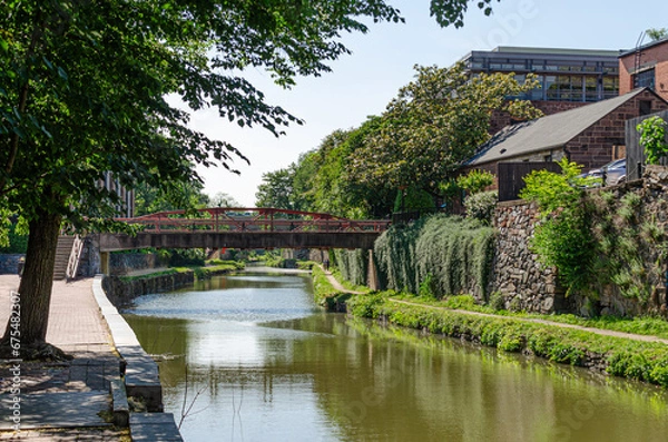 Obraz Chesapeake and Ohio Canal in Georgetown, Washington D.C.