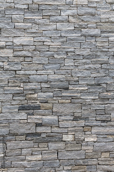 Obraz Stone Wall - Vertical aspect in Colour