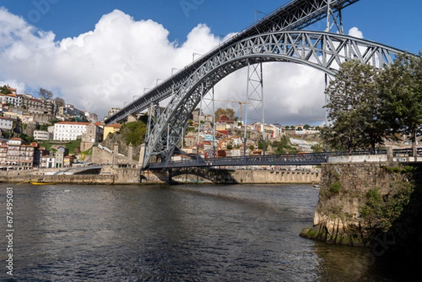 Fototapeta bridge over the river